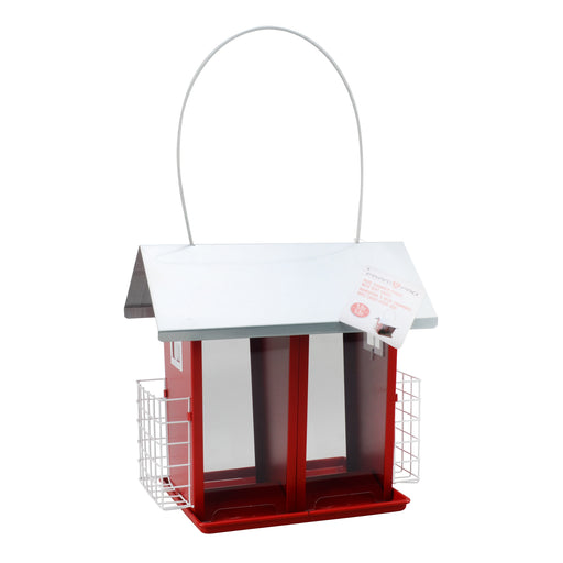 Farm Pro Dual Chamber Feeder With Suet Cages