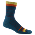 Darn Tough Men's Via Ferrata Micro Crew Midweight with Cushion Hiking Sock - Dark Teal Dark Teal