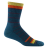 Darn Tough Men's Via Ferrata Micro Crew Midweight with Cushion Hiking Sock - Dark Teal Dark Teal