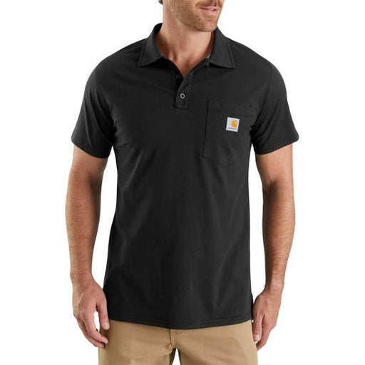 Carhartt Men's Force Relaxed Fit Midweight Short-sleeve Pocket Polo