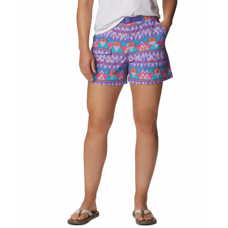 Columbia Women's Summerdry Cargo Short Purple Lotus/Camp Blanket