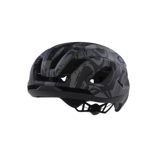 Oakley Aro5 Race Mips Bike Helmet, Matte Clear Duality Swirl/black Matte clduswrl blk