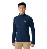 Mountain Hardwear Men's Mountain Stretch 1/2 Zip Hardwear navy