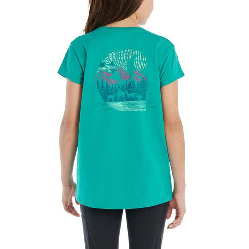 Carhartt Girl's Short Sleeve Deer Mountain T-shirt