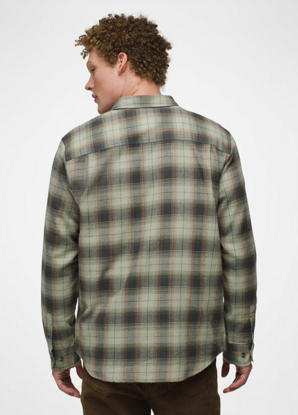 Prana Men's Dolberg Flannel Shirt - Juniper Green Juniper Green