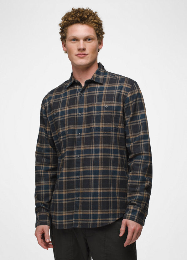 Prana Men's Dolberg Flannel Shirt - Stormy Night Stormy Night