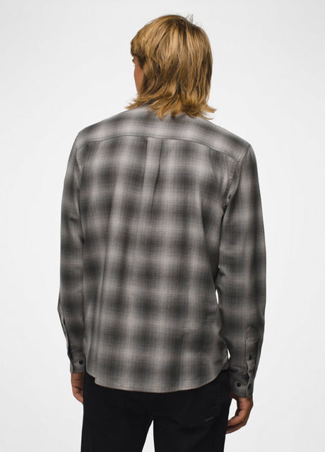 Prana Men's Los Feliz Flannel Shirt - Ashy Ashy