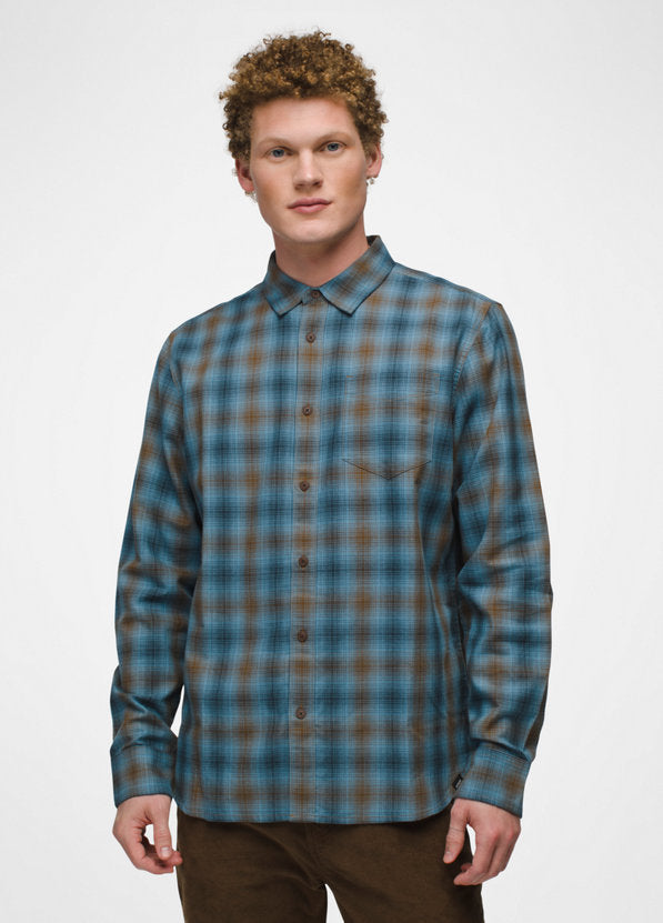 Prana Men's Los Feliz Flannel Shirt - Rich Earth Rich Earth