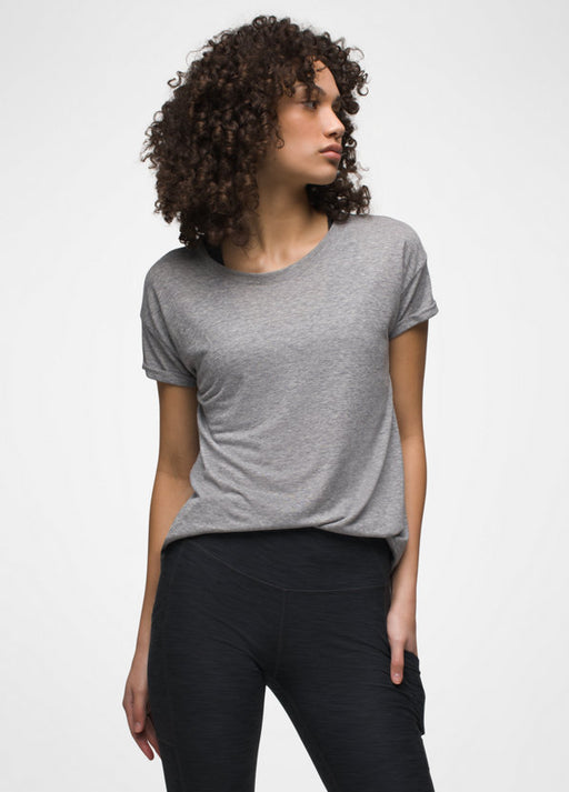 Prana Women's Cozy Up T-Shirt - Heather Grey Heather Grey