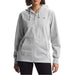 The North Face Women's Heritage Patch Full Zip Hoodie - TNF Light Grey Heather/TNF White TNF Light Grey Heather/TNF White