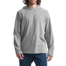 The North Face Men's Long-Sleeve Heritage Patch Hoodie Tee - TNF Medium Grey Heather TNF Medium Grey Heather