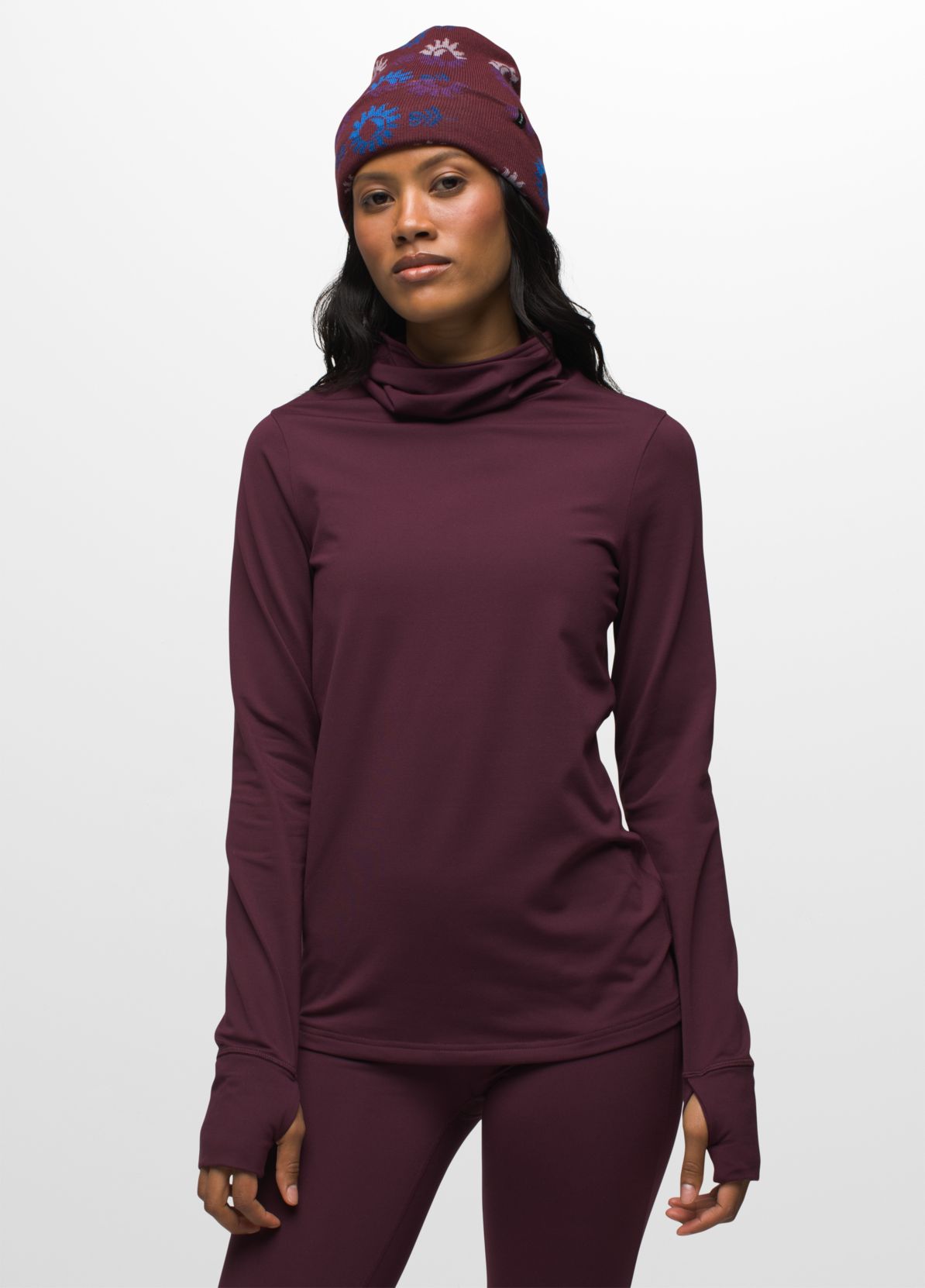 Prana Women's Ice Flow Long Sleeve Mulberry