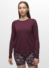 Prana Women's Alpenglow Long Sleeve Mulberry