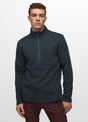 Prana Men's Route Tracker 1/4 Zip Nautical heather