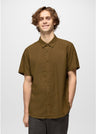 Prana Lindores Short-Sleeve Shirt - Retro Olive Retro Olive /  / STANDARD