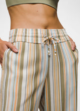Prana Women's Fernie Beach Pant - Sweet Agave Stripe Sweet Agave Strip
