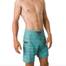 Prana Men's Fenton Boardshort Aqua Beach Stripe