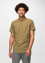 Prana Stimmersee Short-Sleeve Shirt - Pollen Retro Bloom Pollen Retro Bloom /  / STANDARD