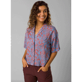 Prana Women's Iguala Top Rust Flora Fauna