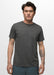 Men's Prana Crew T-shirt - St Charcoal heather