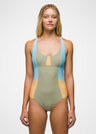 Prana Women's Tulum Swim One Piece - Sweet Agave Color Block Sweet Agave Color Block