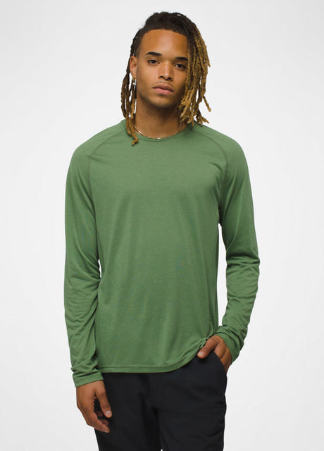 Prana Men's Mission Trails Long-Sleeve Tee - Ivy Ivy