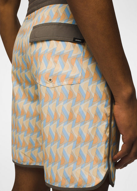 Prana Men's prAna Vintage Boardshort - Aura Glow Retro Geo Aura Glow Retro Geo