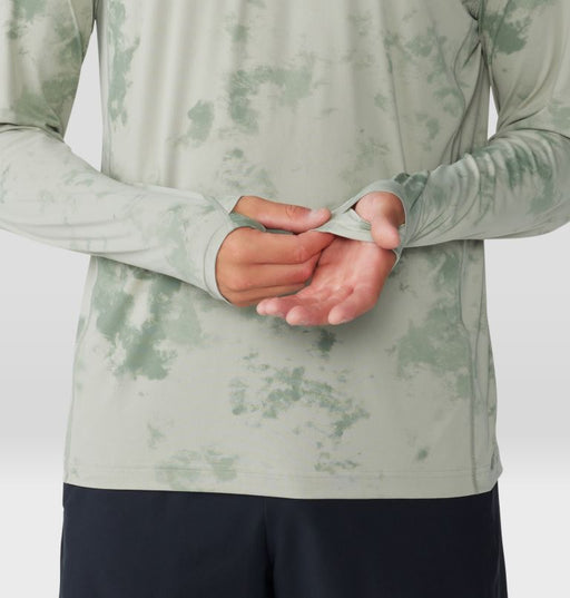 Mountain Hardwear Men's Crater Lake Hoody - White Sage Nebula Print White Sage Nebula Print