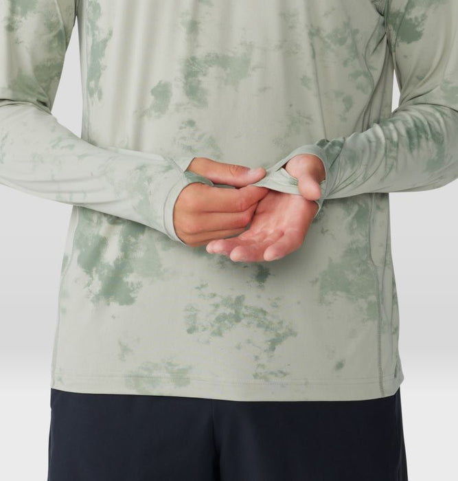 Mountain Hardwear Men's Crater Lake Hoody - White Sage Nebula Print White Sage Nebula Print