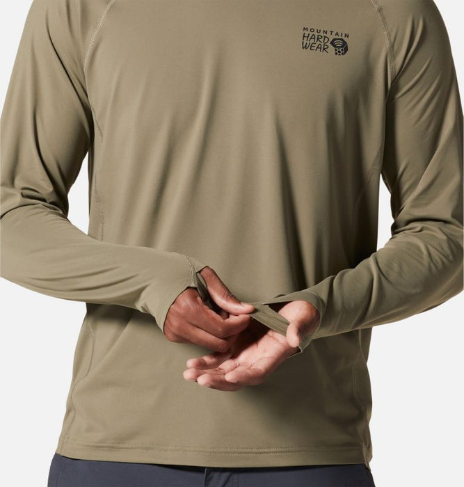 Mountain Hardwear Men's Crater Lake Long Sleeve Crew - Stone Green Stone Green