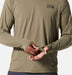 Mountain Hardwear Men's Crater Lake Long Sleeve Crew - Stone Green Stone Green