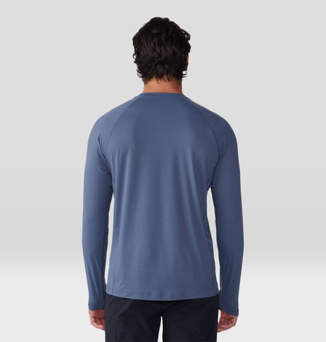 Mountain Hardwear Men's Crater Lake Long Sleeve Crew - Blue Slate Blue Slate