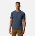 Mountain Hardwear Men's Crater Lake Short Sleeve - Blue Slate Blue Slate