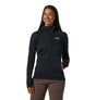 Mountain Hardwear Women's Polartec Power Grid Full Zip Hoody Black