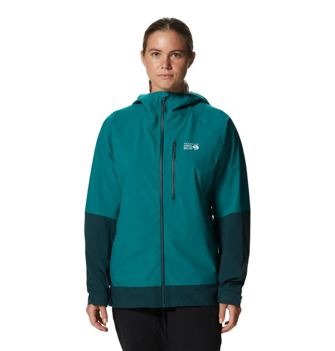 Mountain Hardwear Women's Stretch Ozonic Jacket Botanic/dark m