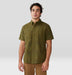 Mountain Hardwear Men's Grove Hide Out Short Sleeve Shirt - Combat Green Ikat Combat Green Ikat