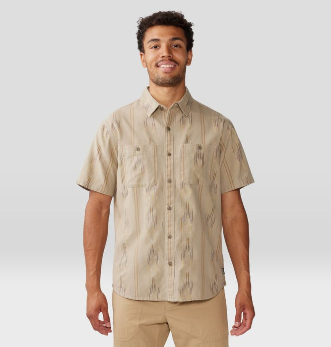 Mountain Hardwear Men's Grove Hide Out Short Sleeve Shirt - Badlands Ikat Badlands Ikat