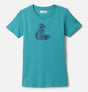 Columbia Girls Mission Lake Short Sleeve Graphic T-Shirt - Teal / Foxy Swirl Teal / Foxy Swirl