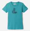 Columbia Girls Mission Lake Short Sleeve Graphic T-Shirt - Teal / Foxy Swirl Teal / Foxy Swirl
