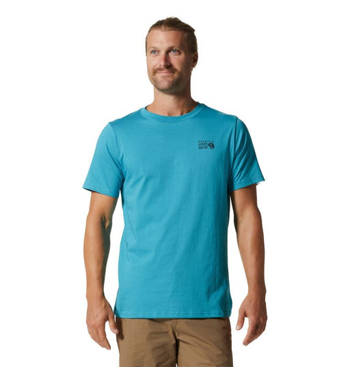 Mountain Hardwear Men's Box Logo Short Sleeve Teton blue