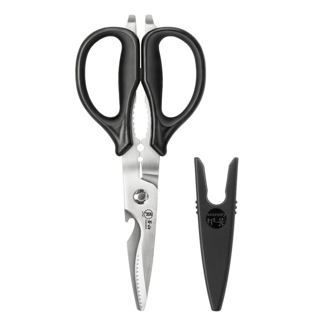 Cangshan 9-inch Heavy Duty Utility Kitchen Shears -black