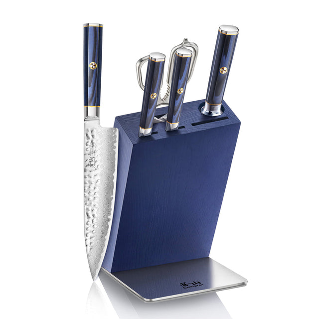 Cangshan Kita Series 6-piece Knife Block Set -blue