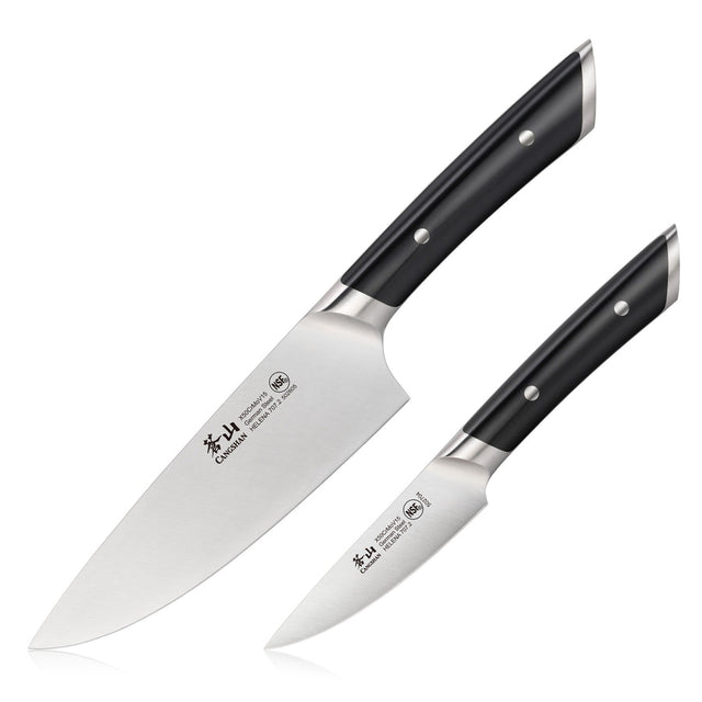 Cangshan Helena Series 2-piece Starter Knife Set -black