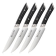 Cangshan Helena Series 4-piece Steak Knife Set -black