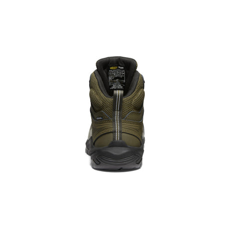 Keen Utility Mens Reno Mid Kbf Waterproof Soft Toe Drk olive