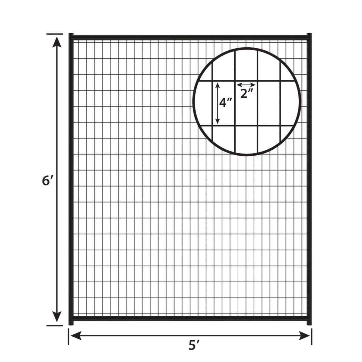 origin point Welded mesh kennel pannel