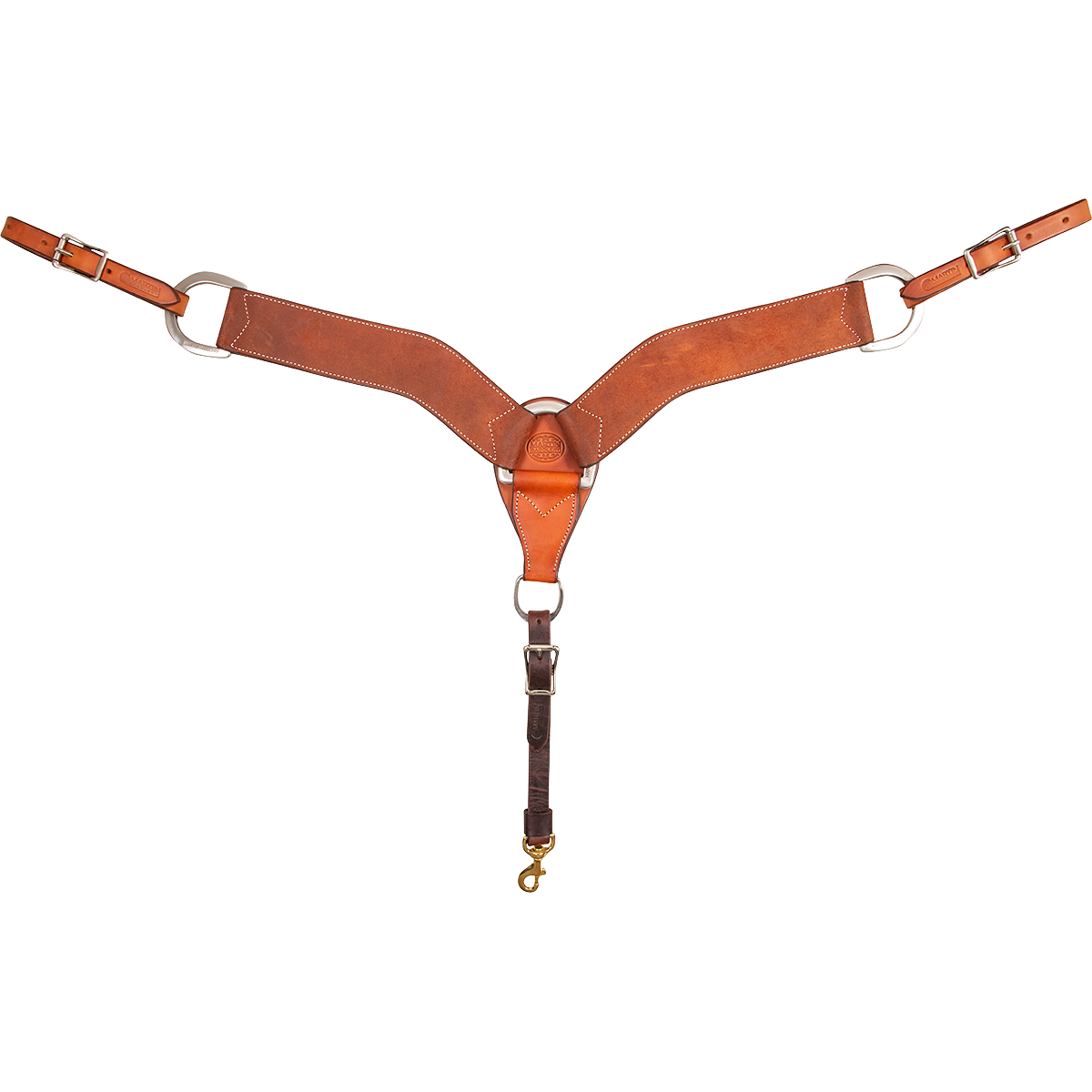 Martin Saddlery 2-3/4inch Breastcollar - Chestnut Roughout