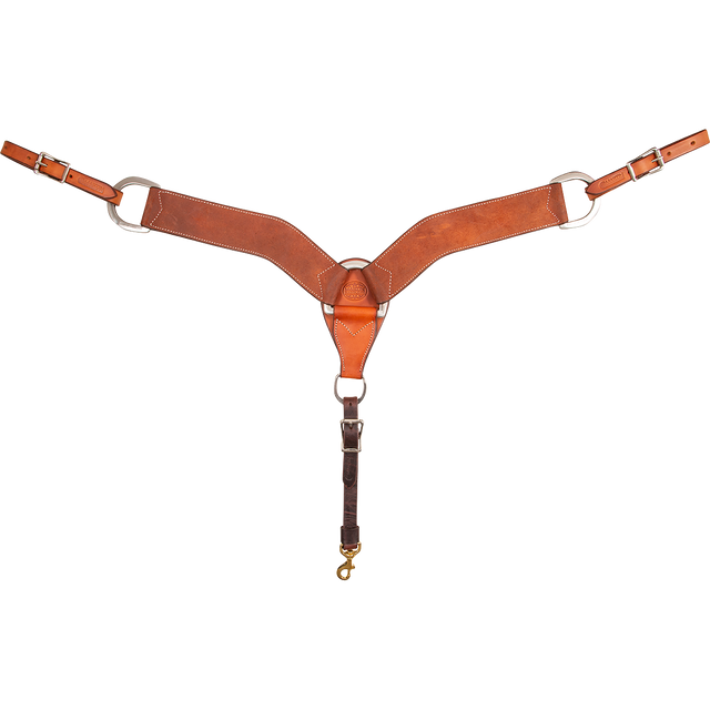 Martin Saddlery 2-3/4inch Breastcollar - Chestnut Roughout