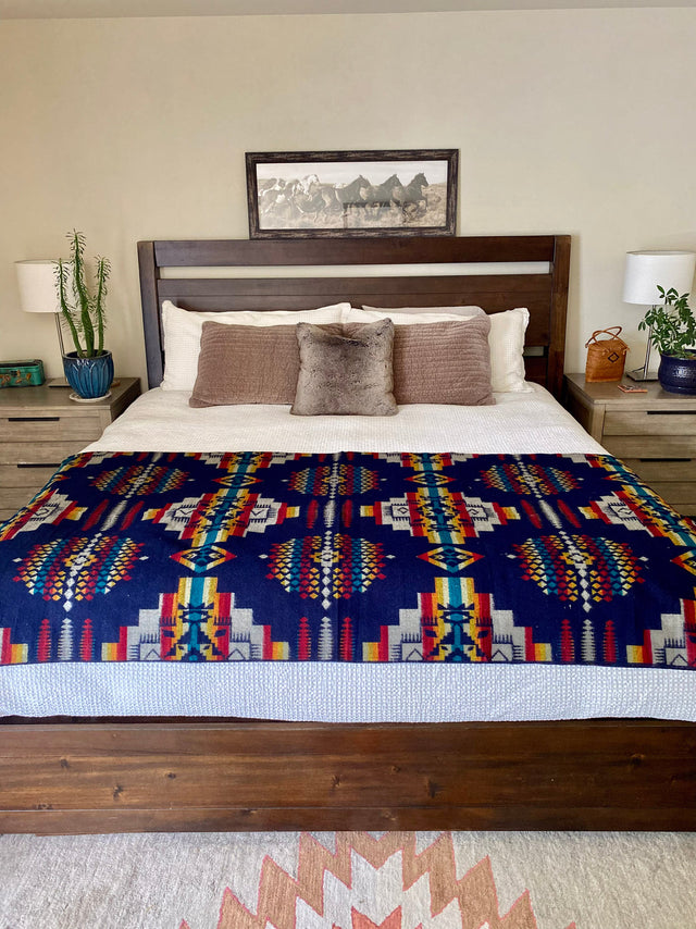 Ecuadane Andes Midnight Blanket Navy