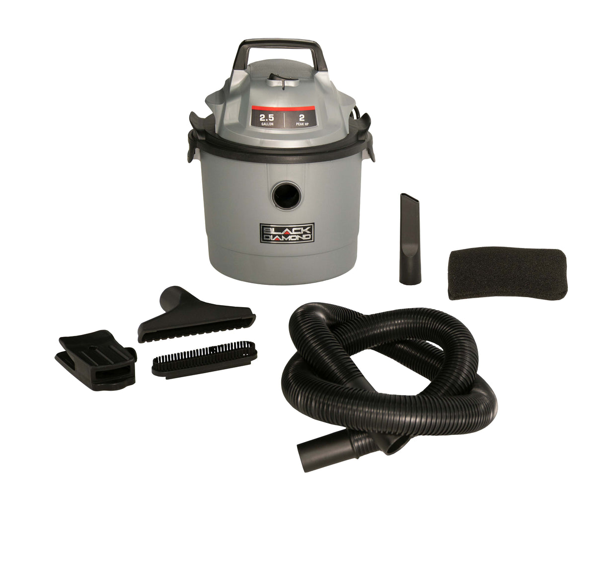 Black Diamond 2.5 Gallon Wet/Dry Vacuum